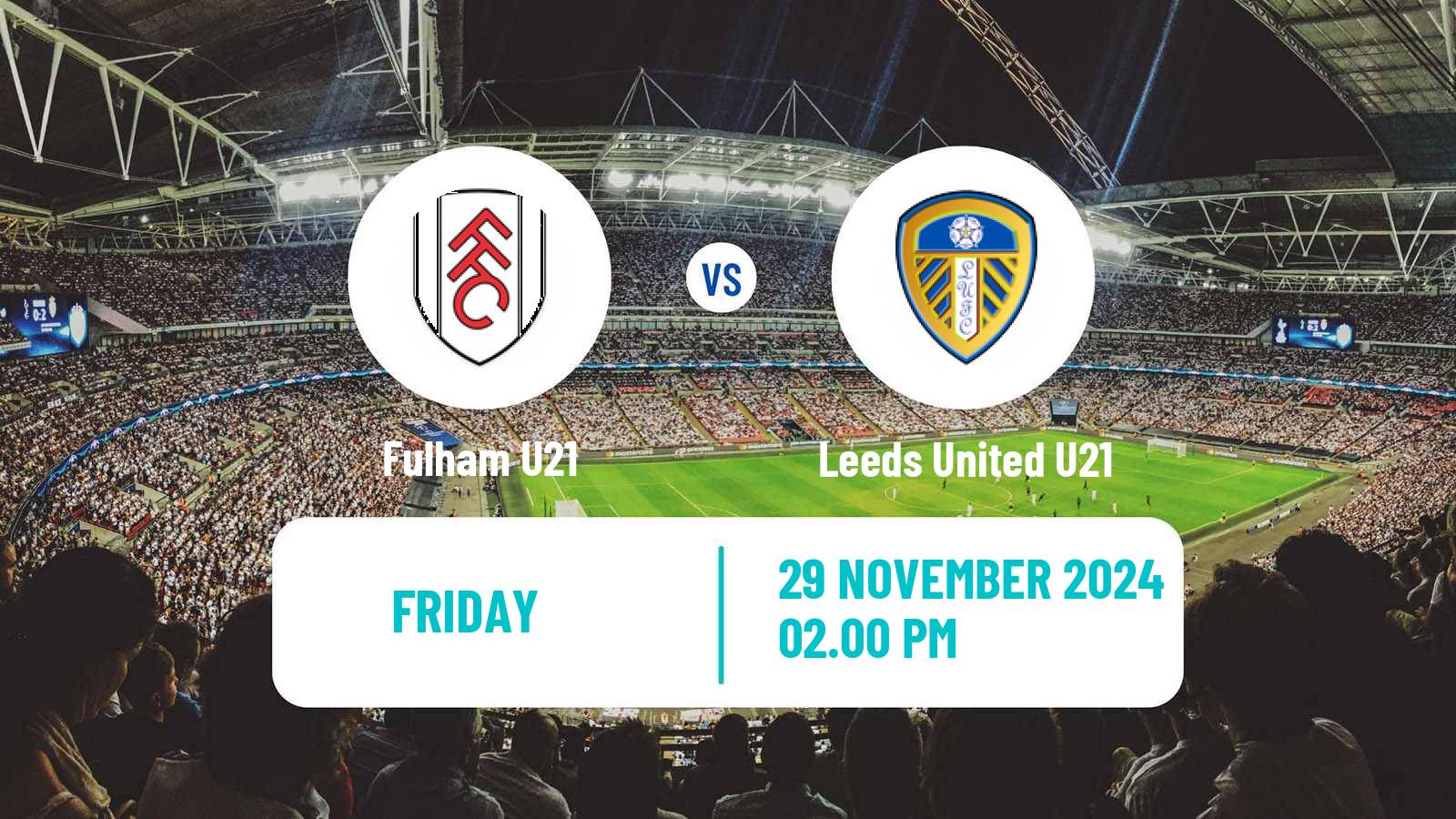 Soccer English Premier League 2 Fulham U21 - Leeds United U21