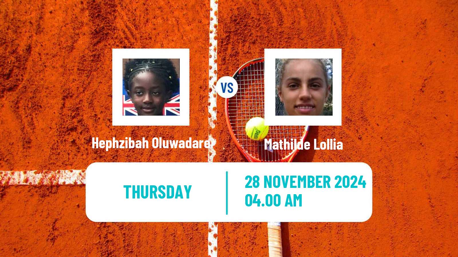 Tennis ITF W15 Monastir 46 Women Hephzibah Oluwadare - Mathilde Lollia