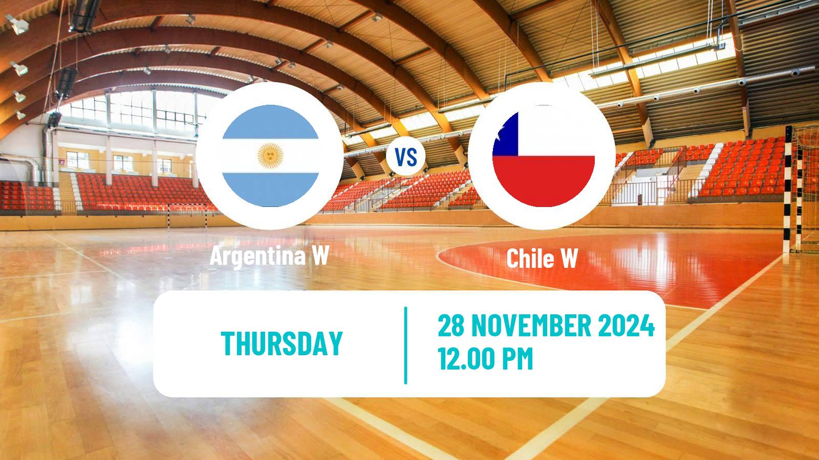 Handball South and Central American Championship Handball Women Argentina W - Chile W