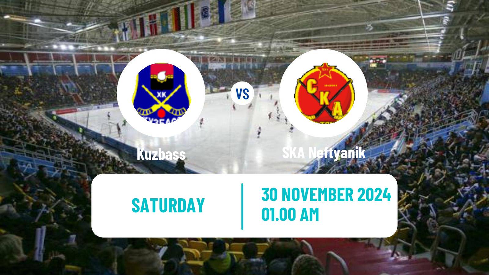 Bandy Russian Super League Bandy Kuzbass - SKA Neftyanik