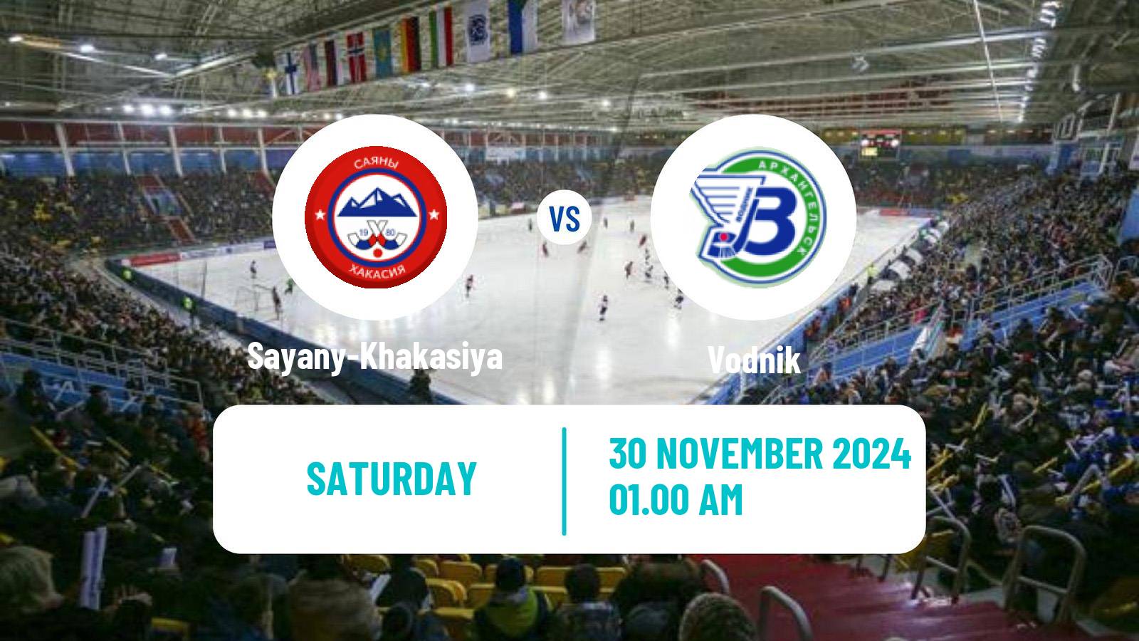 Bandy Russian Super League Bandy Sayany-Khakasiya - Vodnik