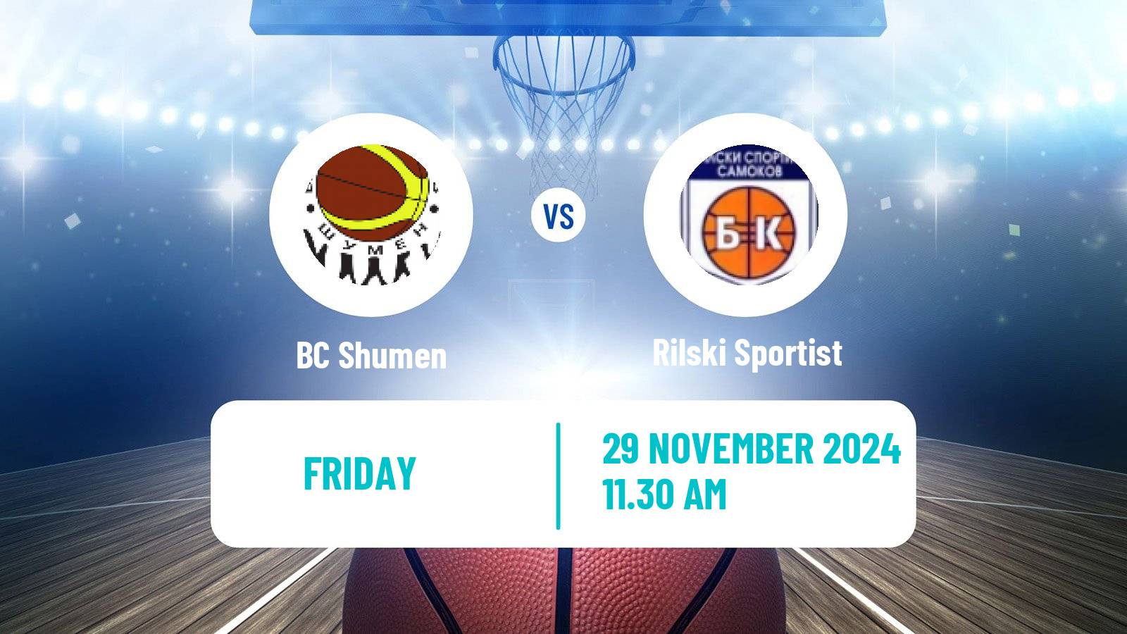 Basketball Bulgarian NBL Shumen - Rilski Sportist