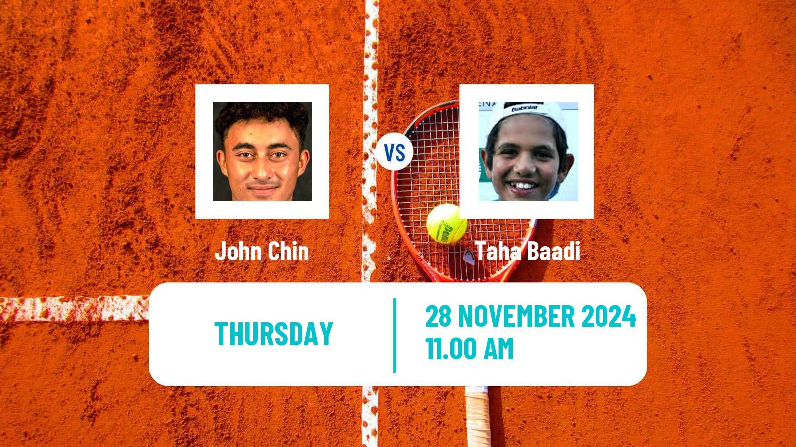 Tennis ITF M15 Santo Domingo 4 Men John Chin - Taha Baadi