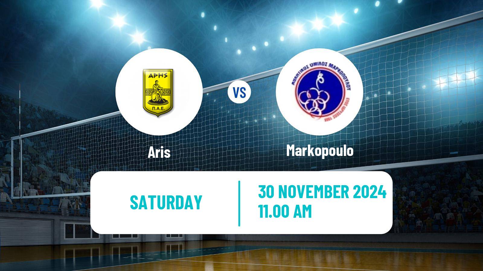 Volleyball Greek A1 Volleyball Women Aris - Markopoulo