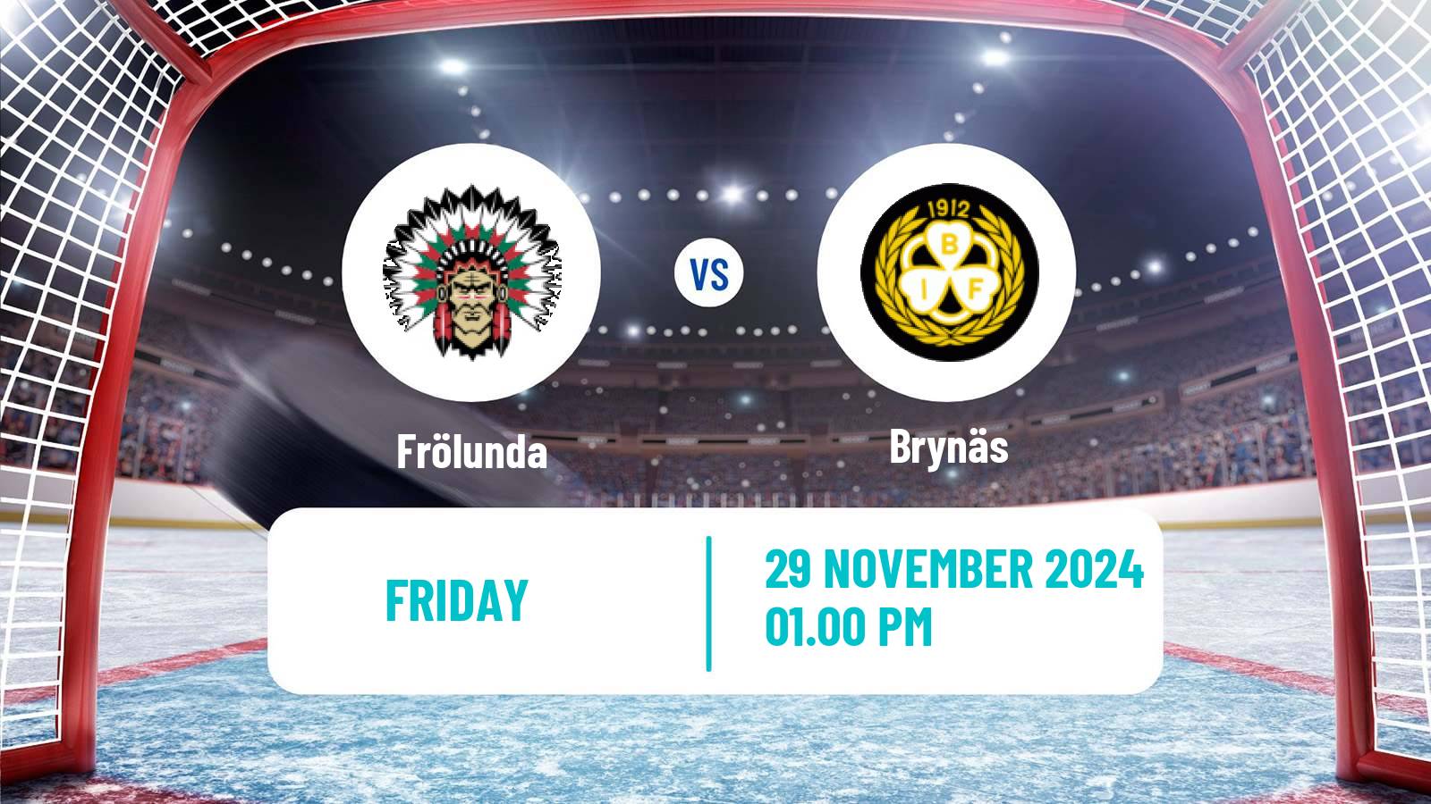 Hockey Swedish SDHL Women Frölunda - Brynäs