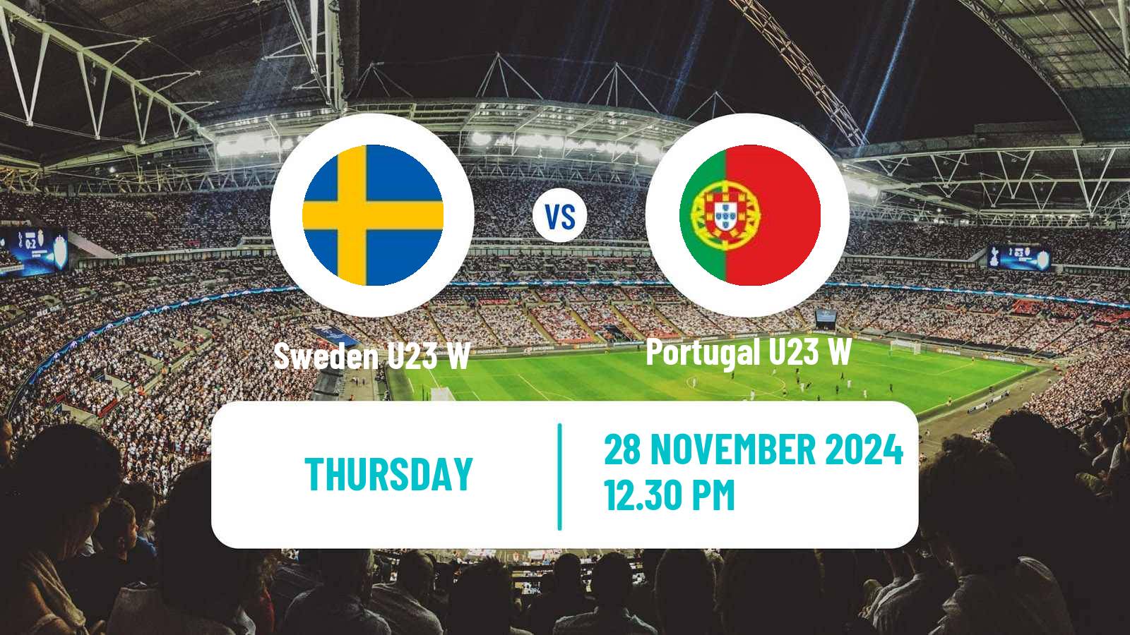 Soccer Friendly International Women Sweden U23 W - Portugal U23 W