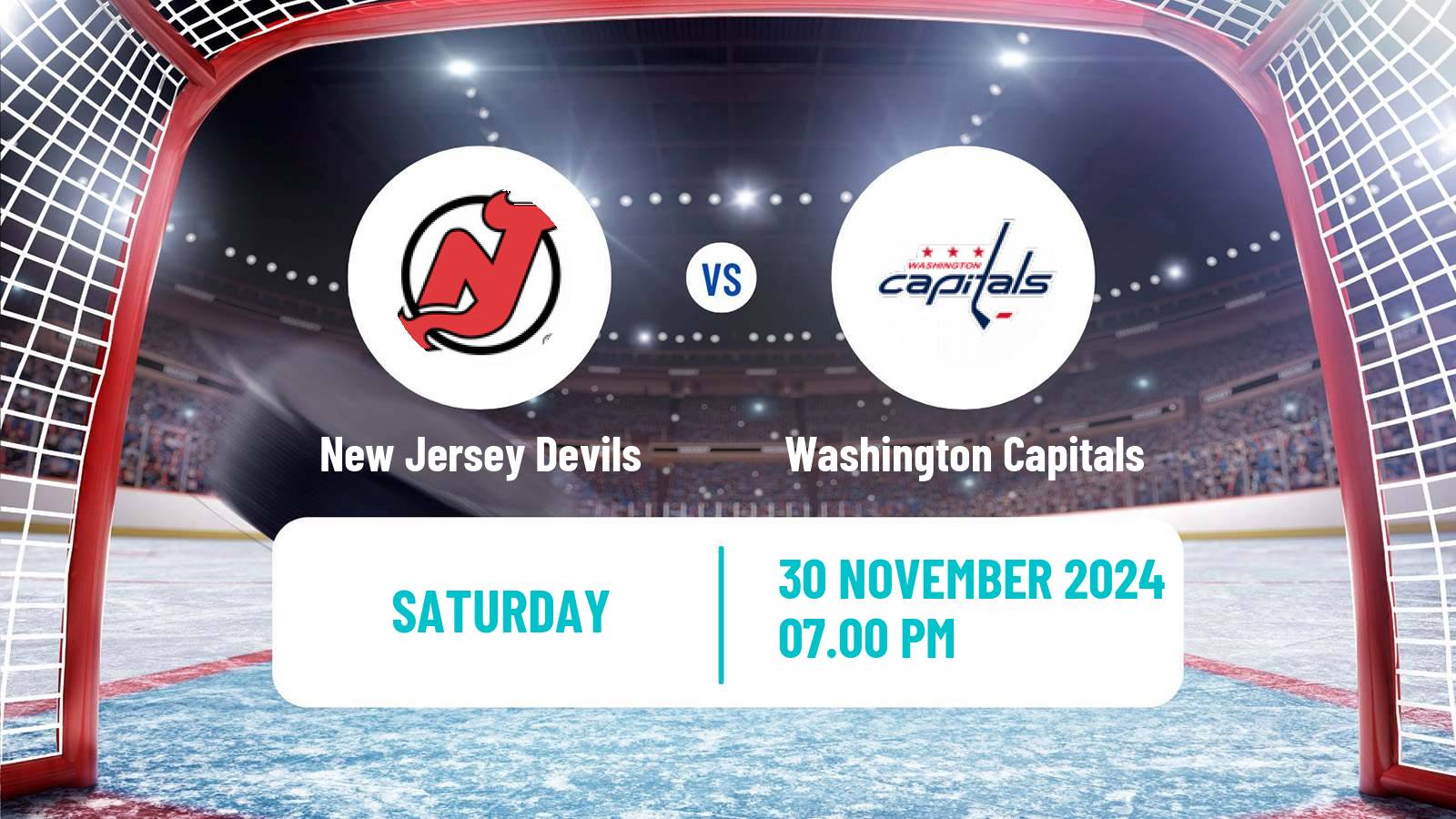 Hockey NHL New Jersey Devils - Washington Capitals