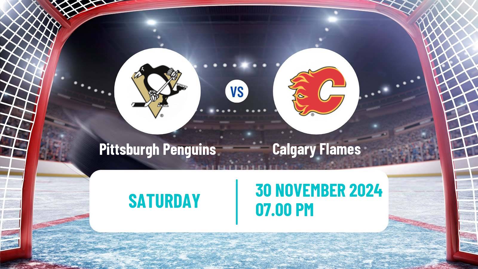 Hockey NHL Pittsburgh Penguins - Calgary Flames