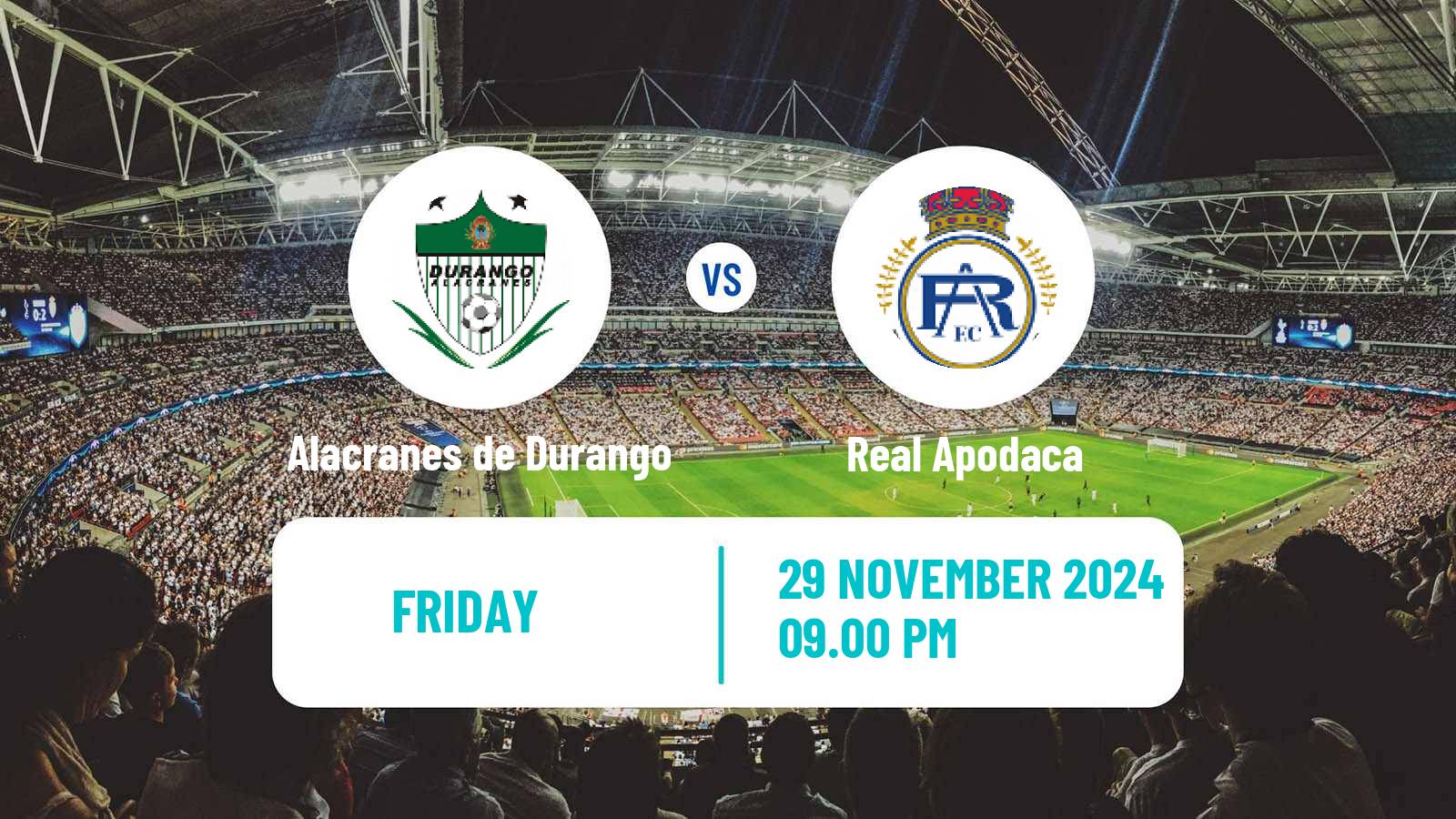 Soccer Mexican Liga Premier Serie A Alacranes de Durango - Real Apodaca