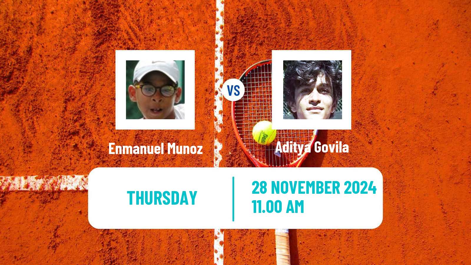 Tennis ITF M15 Santo Domingo 4 Men Enmanuel Munoz - Aditya Govila