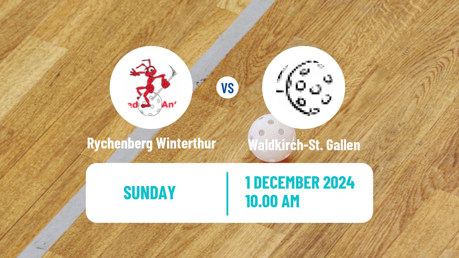 Floorball Swiss NLA Floorball Women Rychenberg Winterthur - Waldkirch-St. Gallen