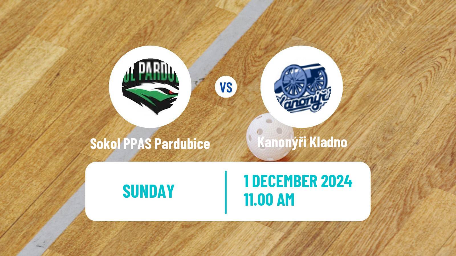 Floorball Czech Superliga Floorball Sokol PPAS Pardubice - Kanonýři Kladno