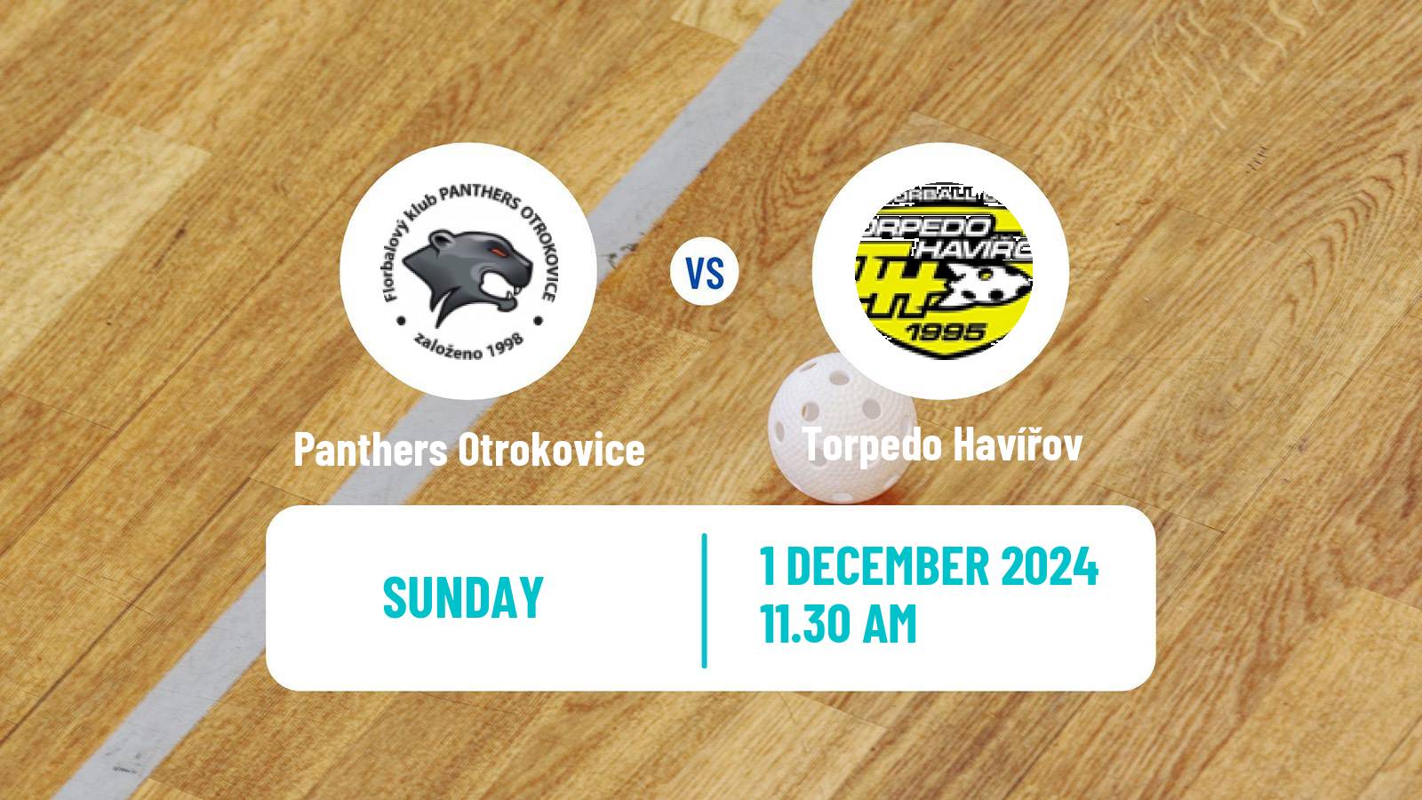 Floorball Czech 1 Liga Floorball Panthers Otrokovice - Torpedo Havířov