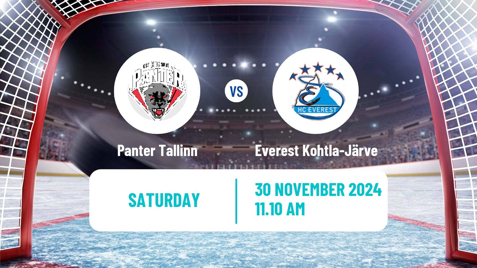 Hockey Estonian Hokiliiga Panter Tallinn - Everest Kohtla-Järve