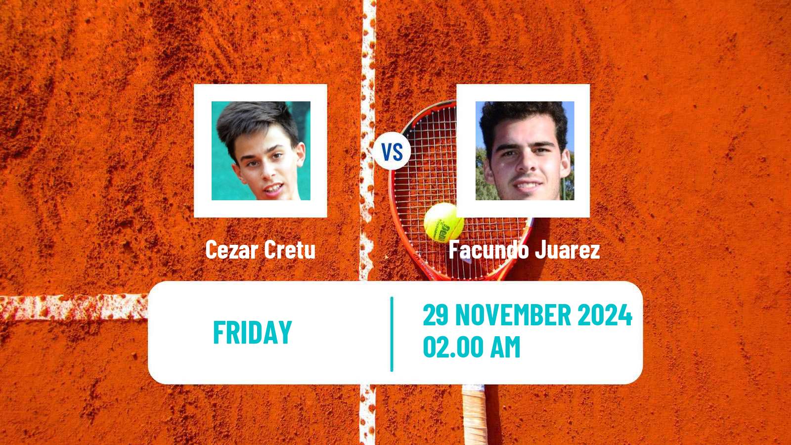 Tennis ITF M25 Antalya 6 Men Cezar Cretu - Facundo Juarez