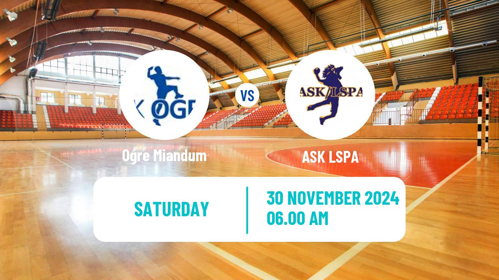 Handball Latvian Virsliga Handball Ogre Miandum - ASK LSPA