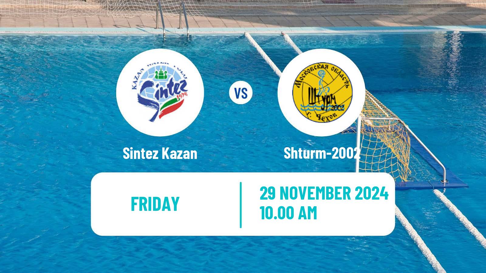 Water polo Russian Championship Water Polo Sintez Kazan - Shturm-2002