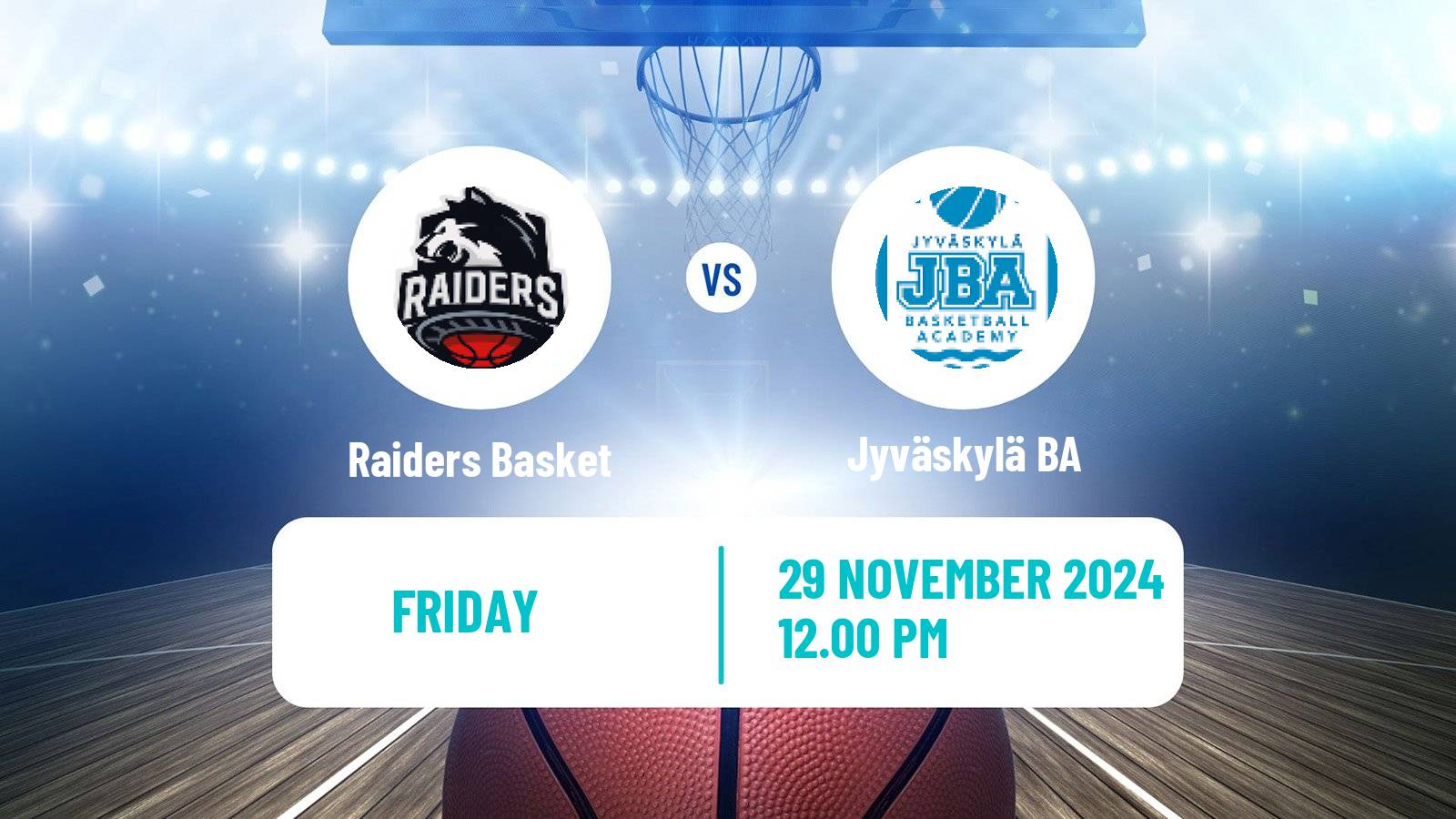 Basketball Finnish I Divisioona A Basketball Raiders Basket - Jyväskylä BA