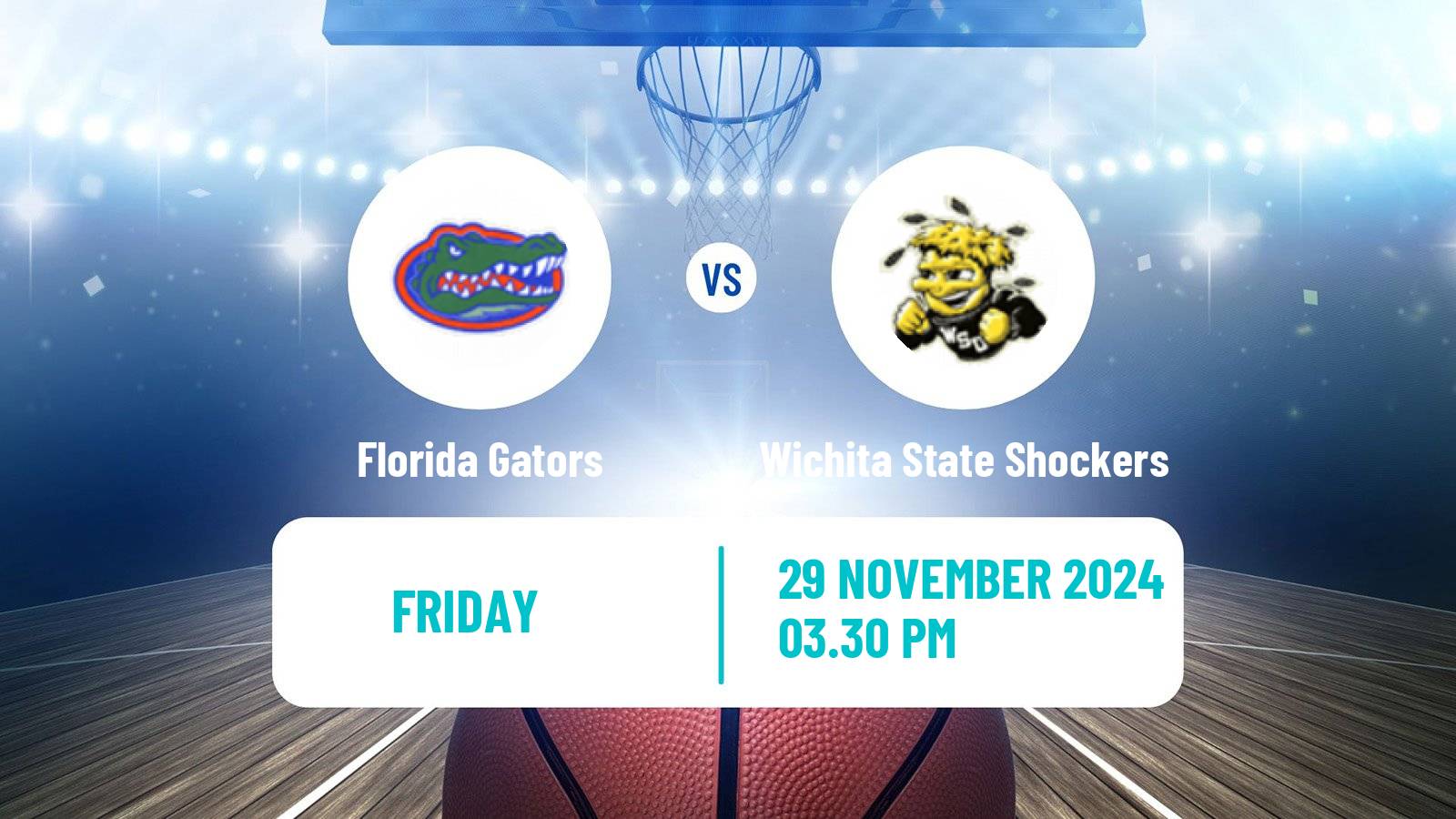 Basketball NCAA College Basketball Florida Gators - Wichita State Shockers