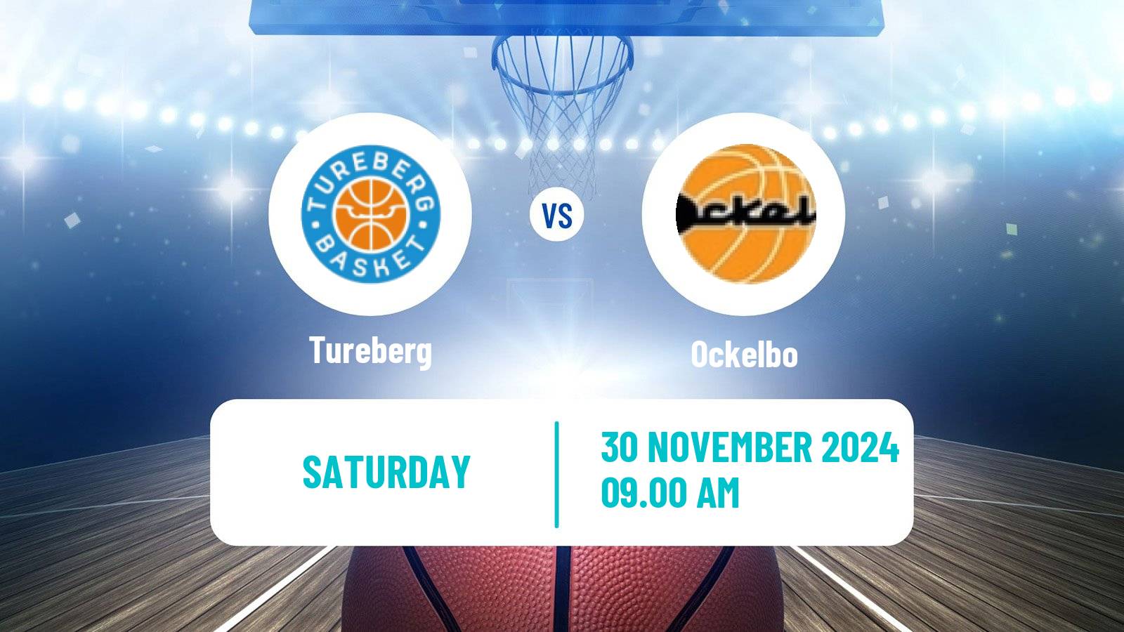 Basketball Swedish Superettan Basketball Tureberg - Ockelbo