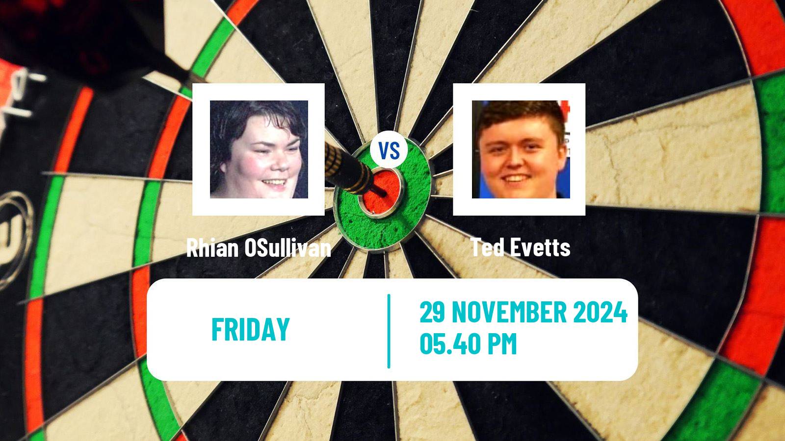 Darts Modus Super Series Rhian OSullivan - Ted Evetts