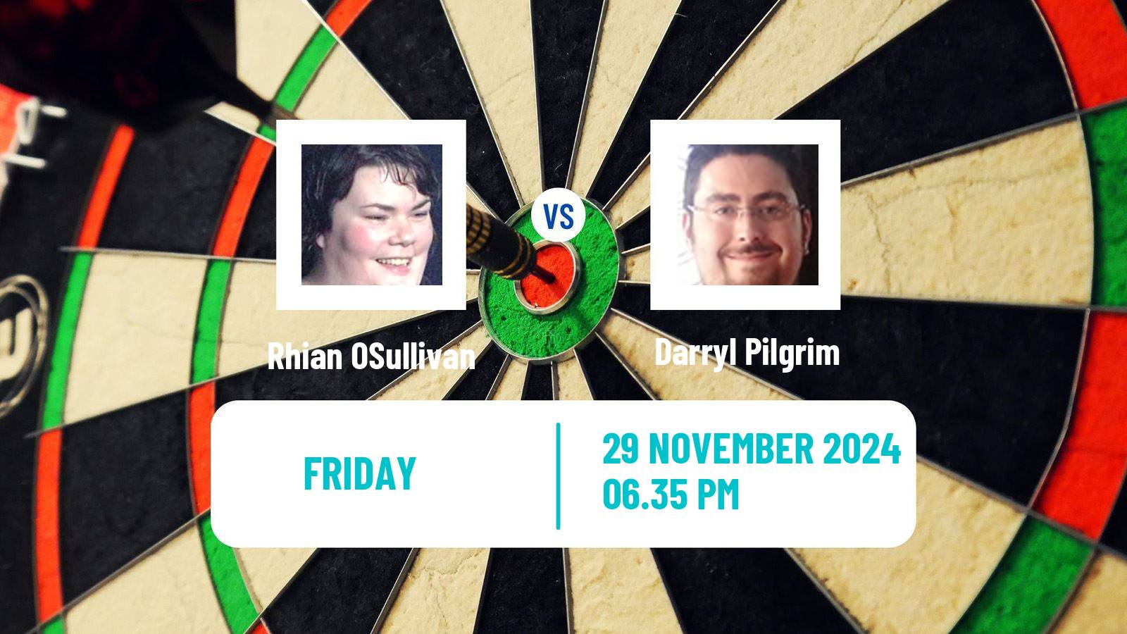 Darts Modus Super Series Rhian OSullivan - Darryl Pilgrim