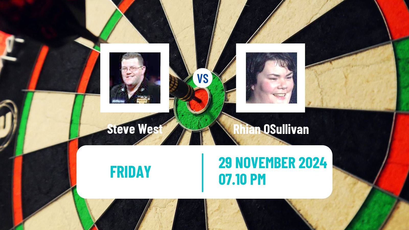 Darts Modus Super Series Steve West - Rhian OSullivan