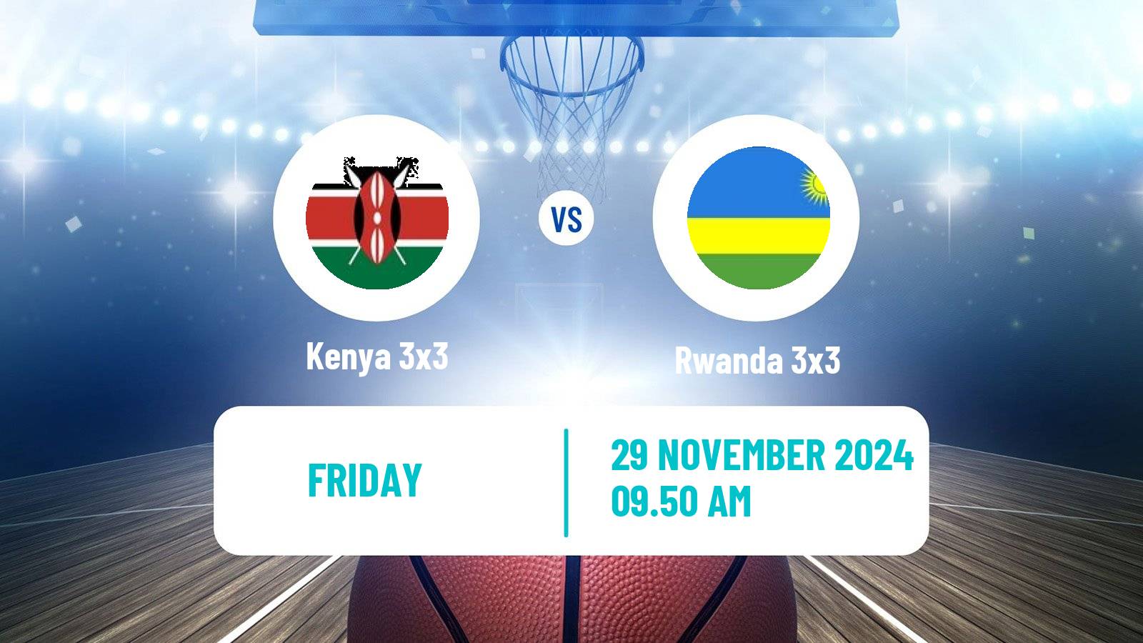 Basketball Africa Cup 3x3 Kenya 3x3 - Rwanda 3x3