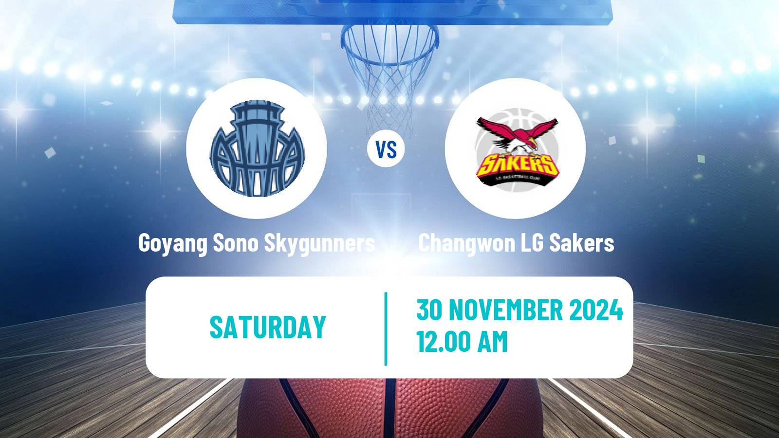 Basketball KBL Goyang Sono Skygunners - Changwon LG Sakers