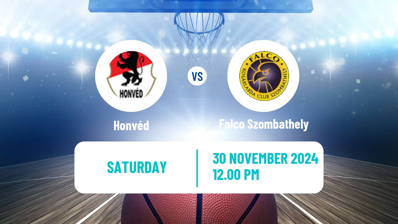 Basketball Hungarian NB I Basketball Honvéd - Falco Szombathely