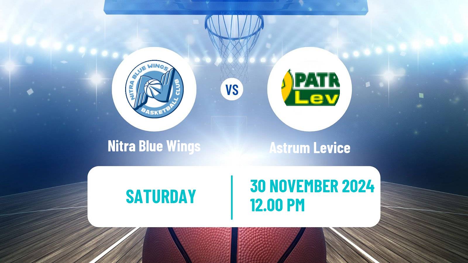 Basketball Slovak Extraliga Basketball Nitra Blue Wings - Astrum Levice