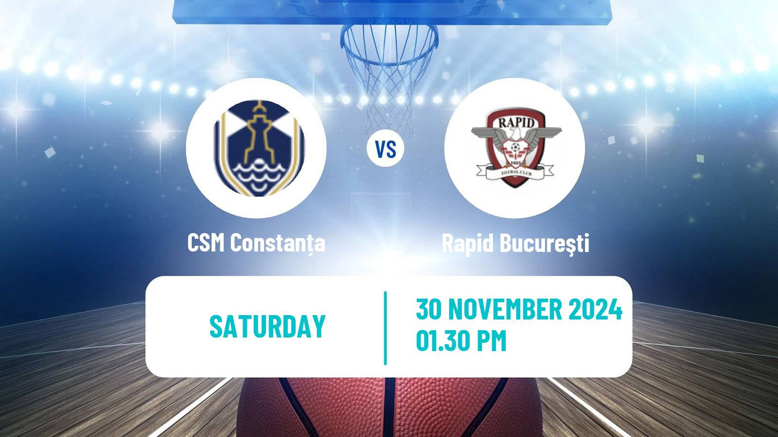 Basketball Romanian Divizia A Basketball CSM Constanța - Rapid Bucureşti