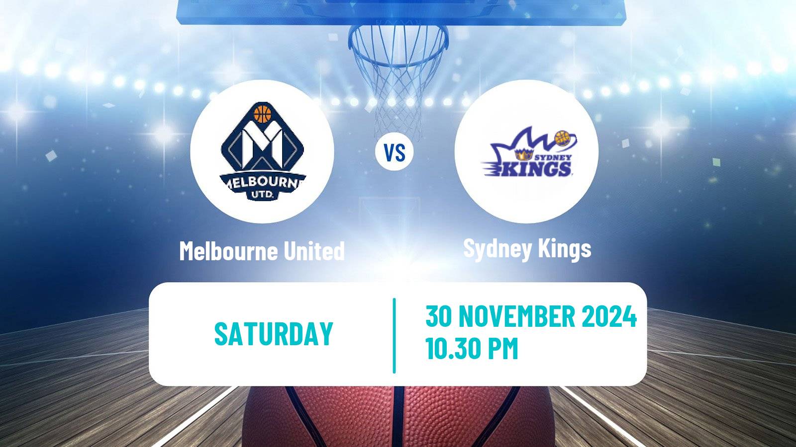 Basketball Australian NBL Melbourne United - Sydney Kings