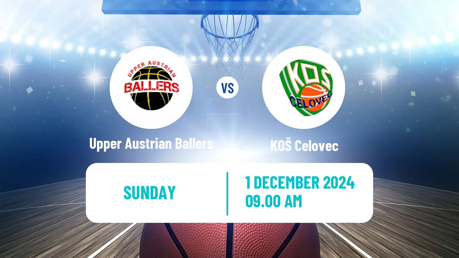 Basketball Austrian Zweite Liga Basketball Upper Austrian Ballers - Celovec