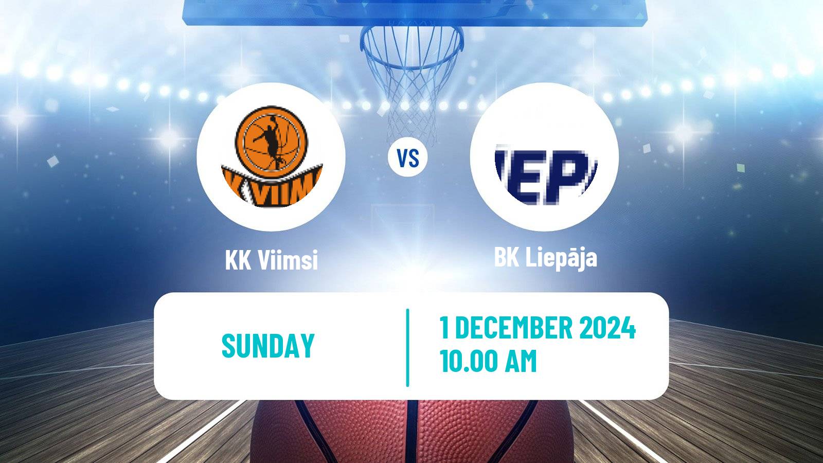 Basketball Estonian–Latvian Basketball League Viimsi - Liepāja