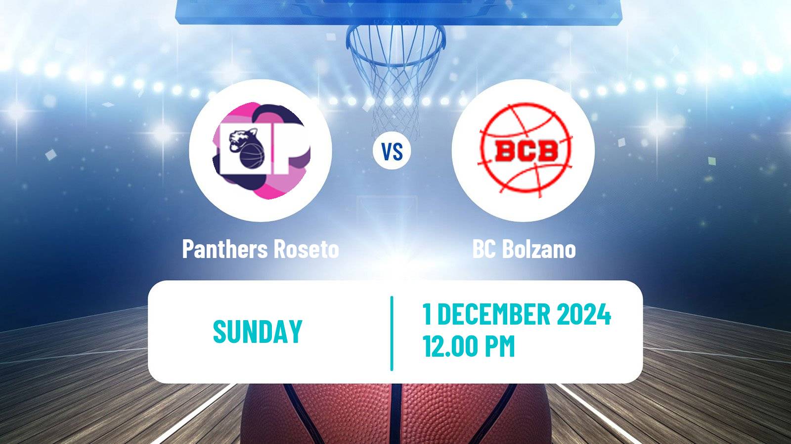 Basketball Serie A2 Basketball Women Group B Panthers Roseto - BC Bolzano