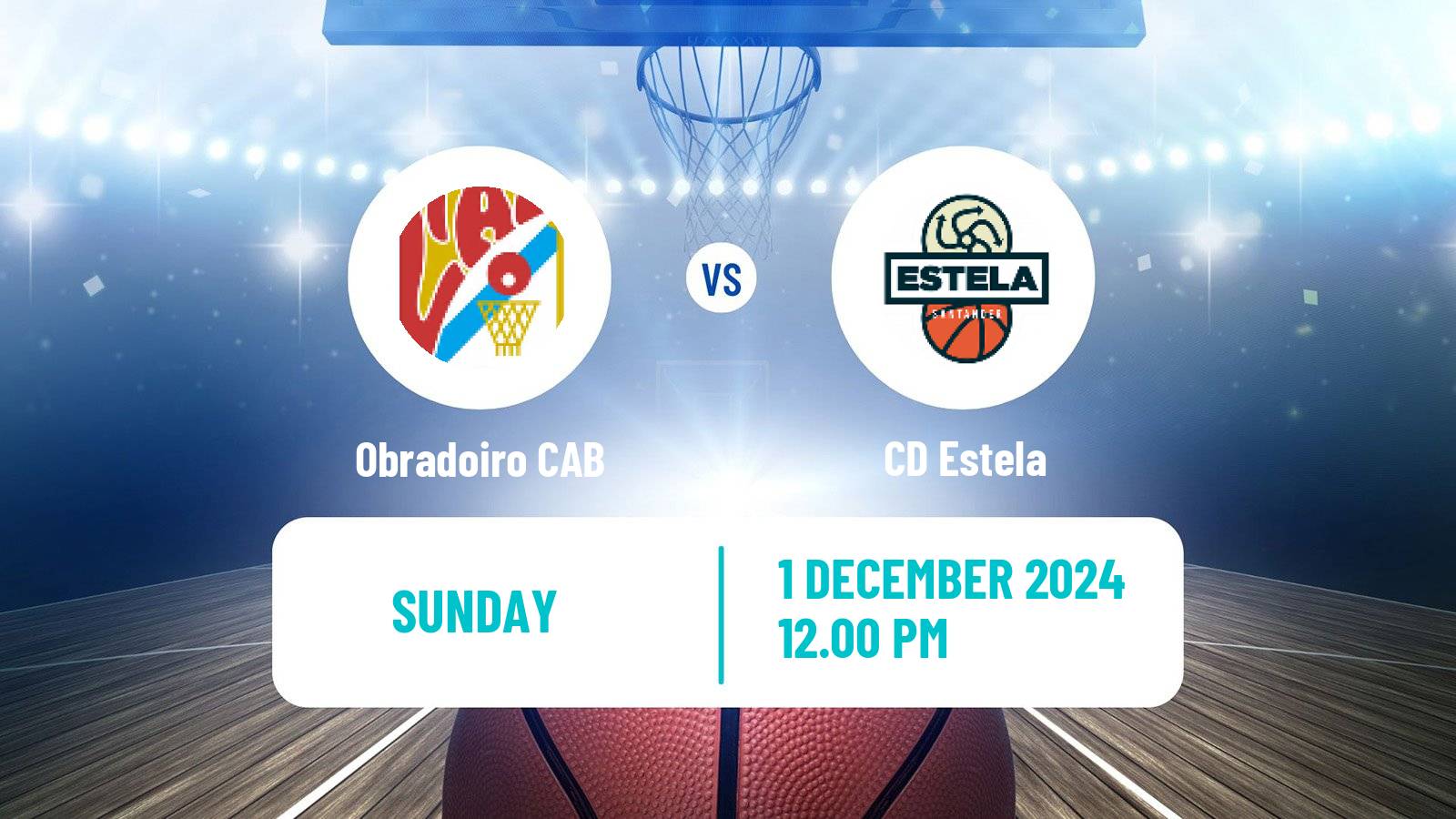 Basketball Spanish LEB Oro Obradoiro CAB - Estela