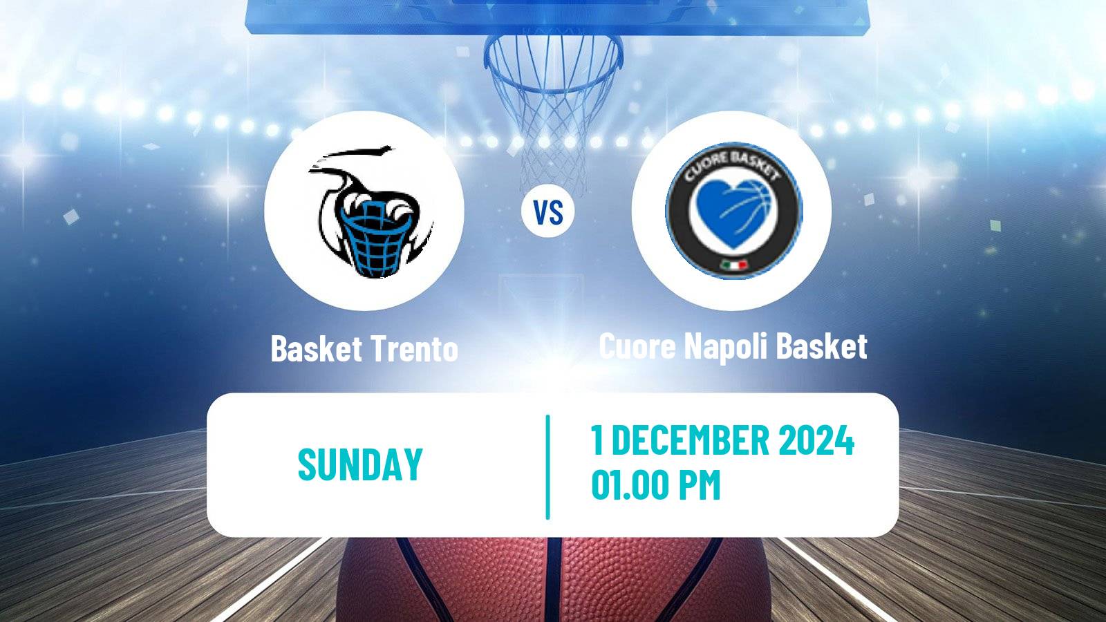 Basketball Italian Lega A Basketball Basket Trento - Cuore Napoli Basket