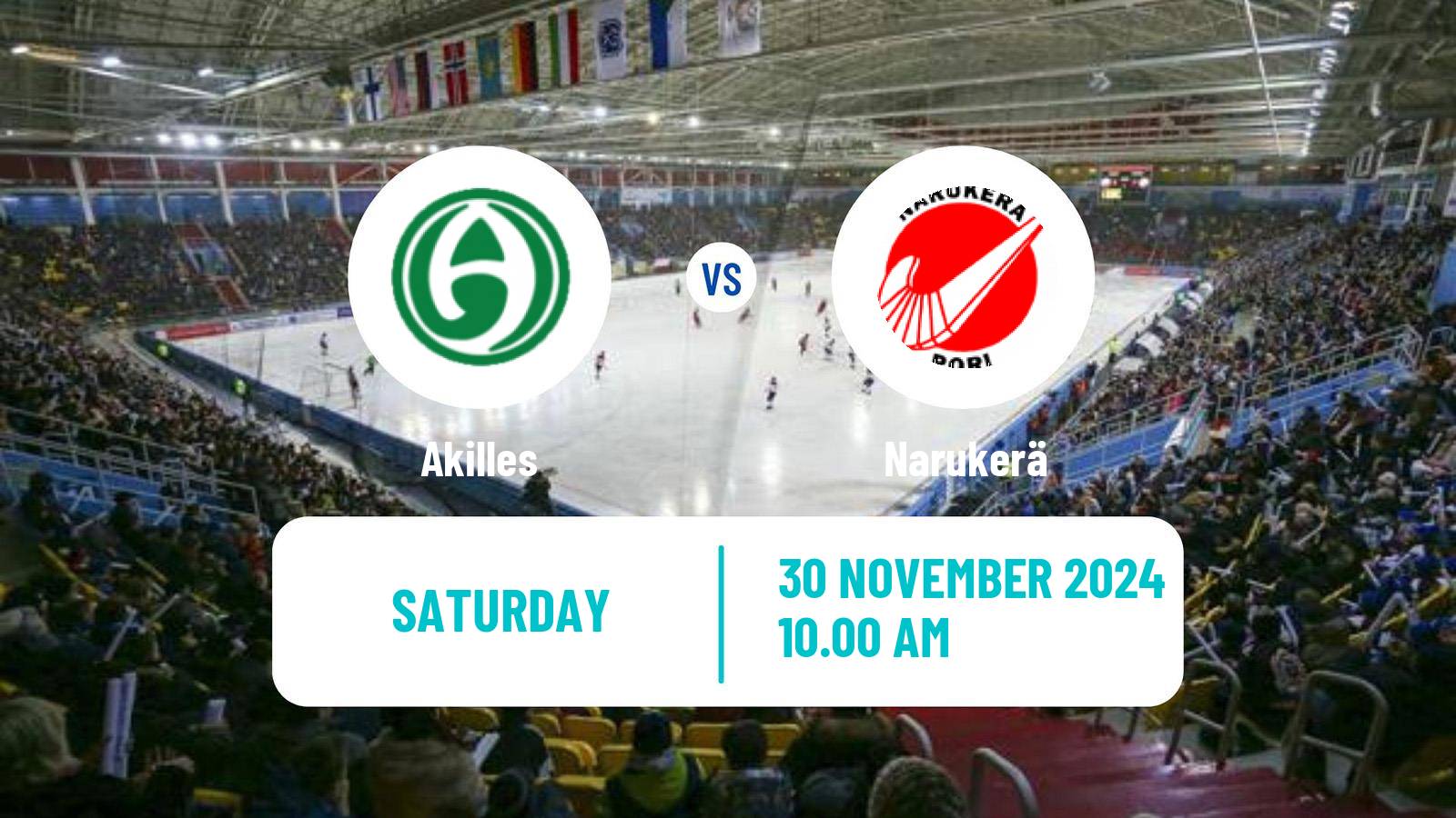 Bandy Finnish Bandyliiga Akilles - Narukerä