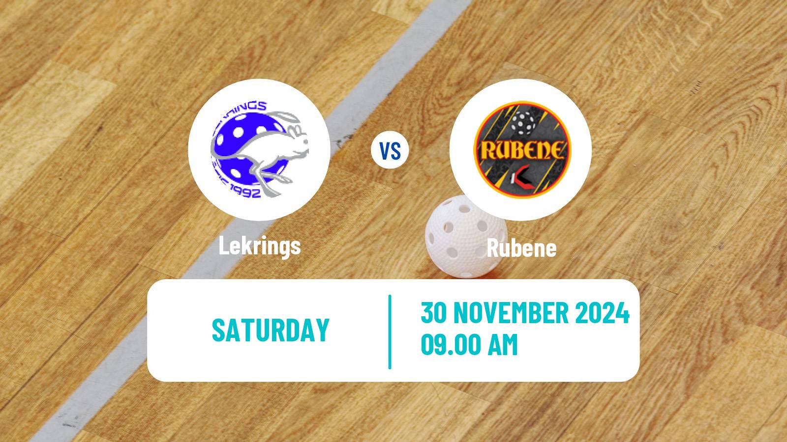 Floorball Latvian Elvi Liga Women Lekrings - Rubene