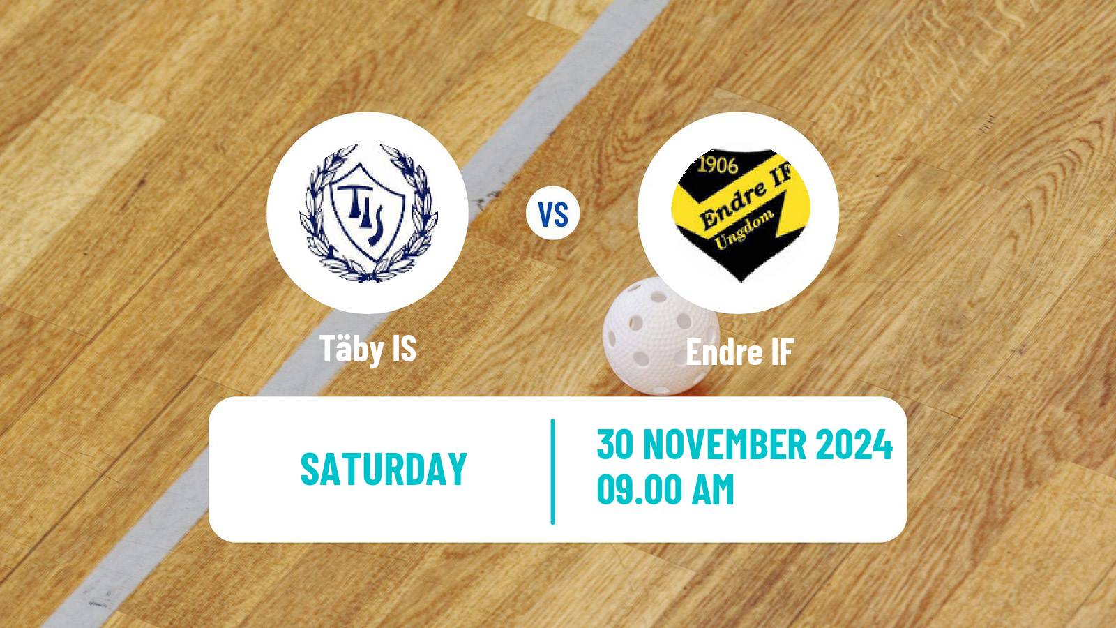 Floorball Swedish Superligan Floorball Women Täby IS - Endre IF