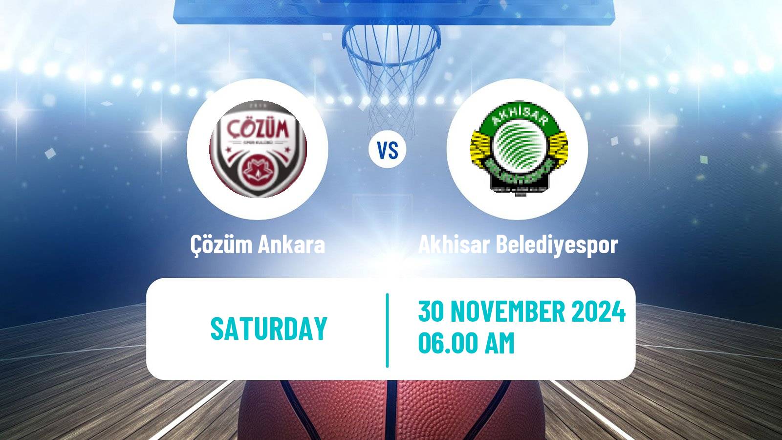 Basketball Turkish TB2L Çözüm Ankara - Akhisar Belediyespor