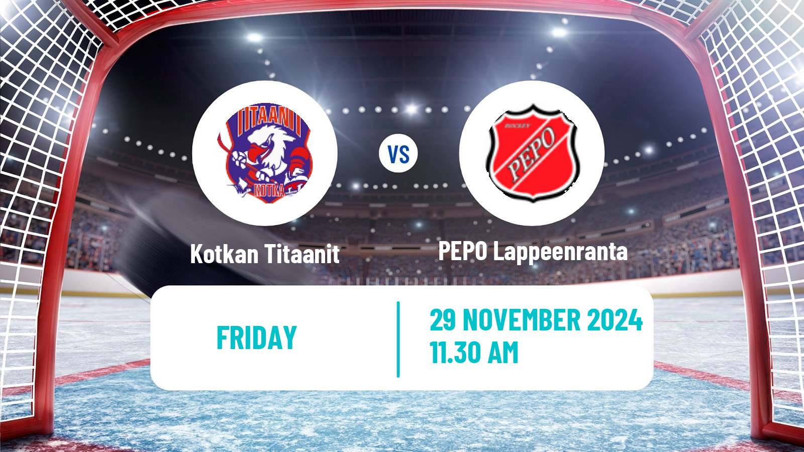 Hockey Finnish Suomi-sarja Kotkan Titaanit - PEPO Lappeenranta