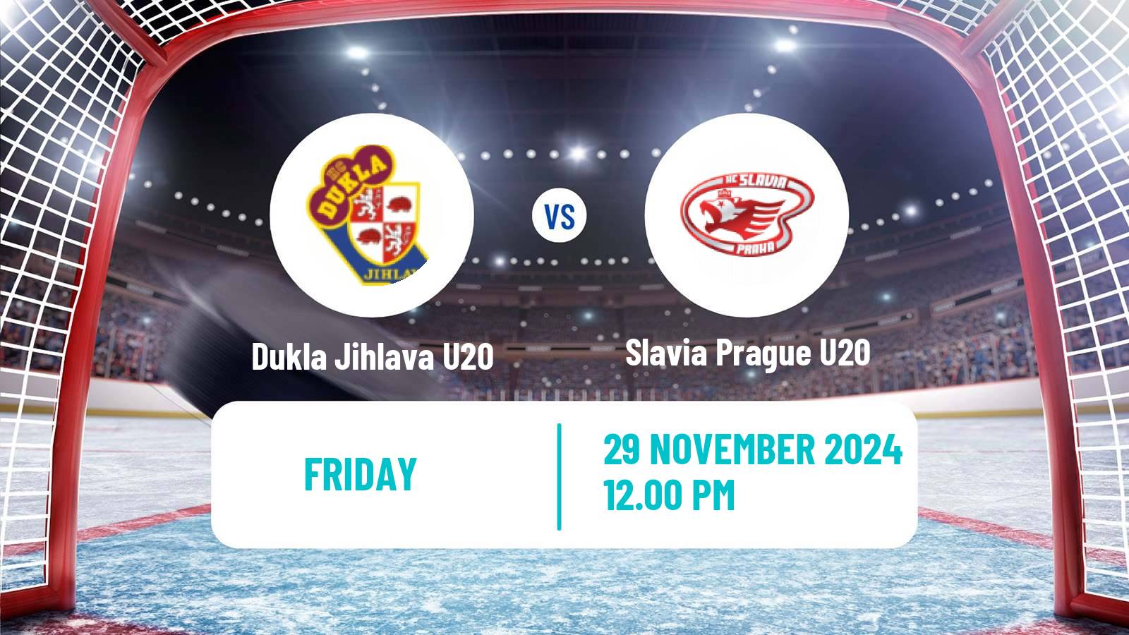 Hockey Czech ELJ Dukla Jihlava U20 - Slavia Prague U20