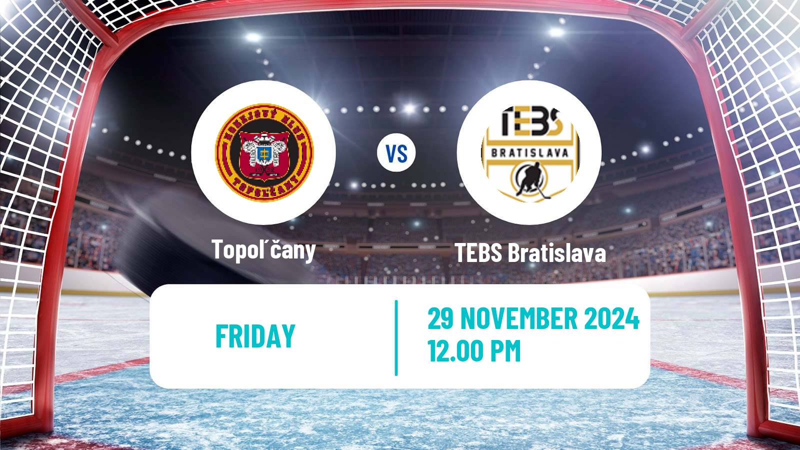 Hockey Slovak 1 Liga Hockey Topoľčany - TEBS Bratislava