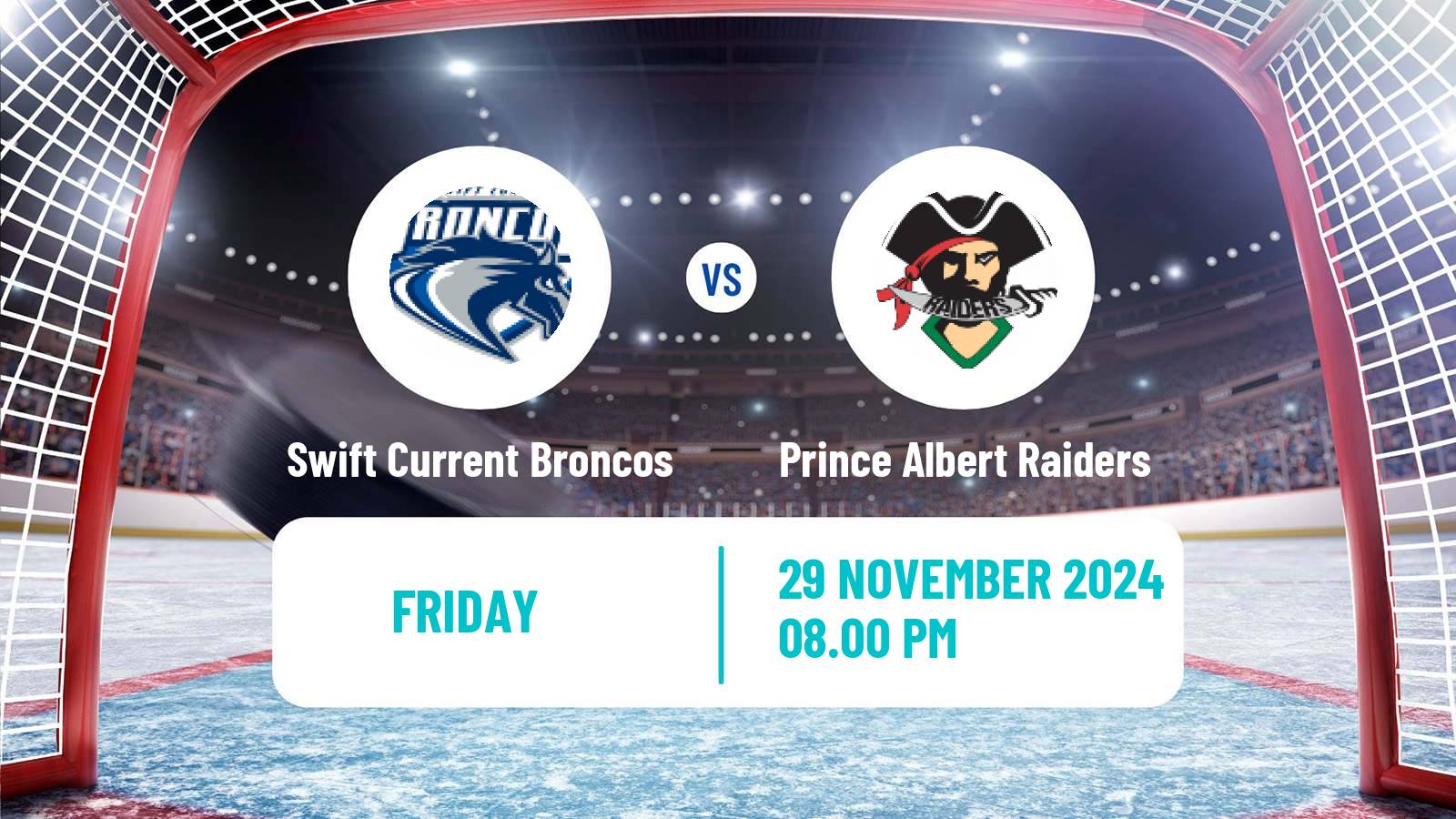 Hockey WHL Swift Current Broncos - Prince Albert Raiders