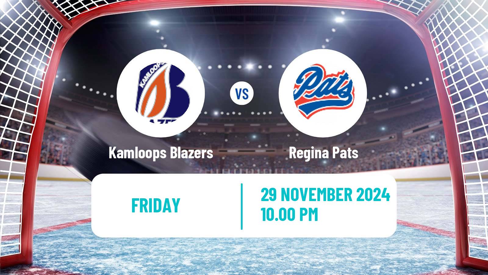 Hockey WHL Kamloops Blazers - Regina Pats