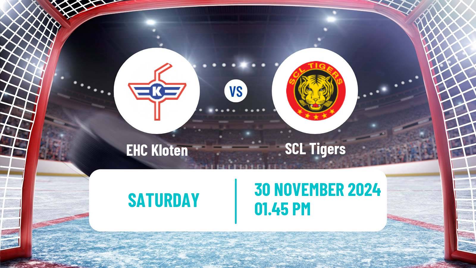 Hockey Swiss National League Hockey EHC Kloten - SCL Tigers