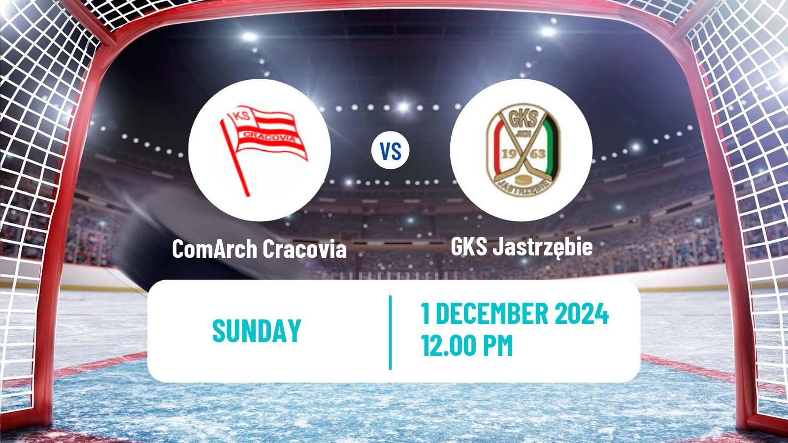 Hockey Polska Liga Hokejowa ComArch Cracovia - GKS Jastrzębie