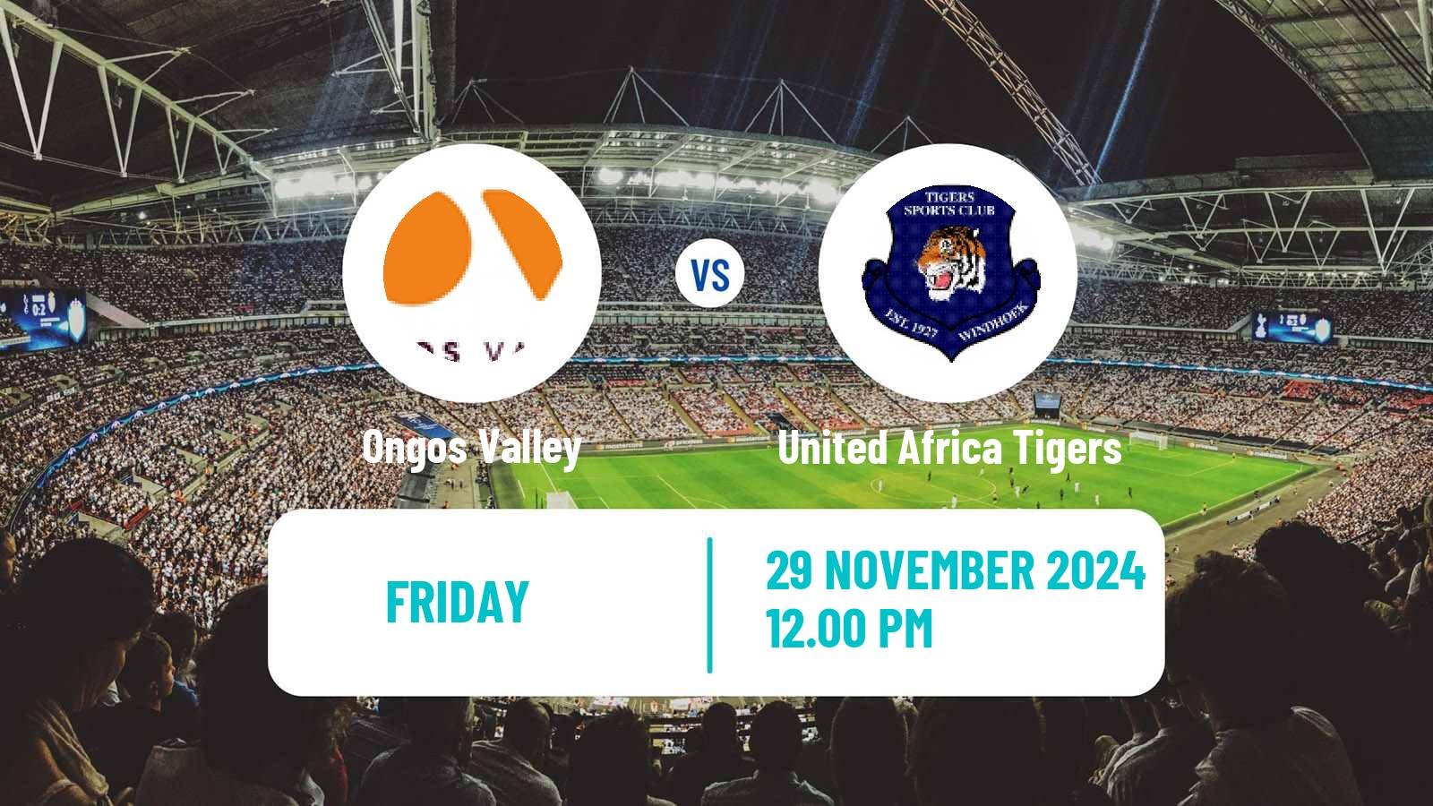 Soccer Namibia Premiership Ongos Valley - United Africa Tigers